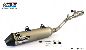 HGS Exhaust system 4T Complete set new design KTM250SX-F 2019-22