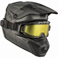 CKX Helmet Titan AMS Matt Carbon + Heated Goggles