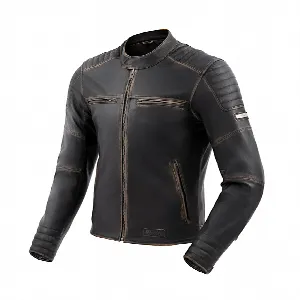 Rebelhorn HUNTER 2 VINTAGE BROWN LEATHER MOTORCYCLE JACKET