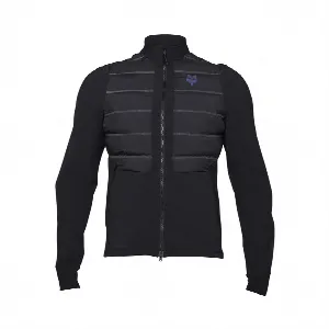 FOX JACKET FOX FLEXAIR FIRE HYBRID LUNAR BLACK