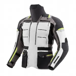 Rebelhorn CUBBY 5 BLACK GREY FLUO YELLOW TEXTILE MOTORCYCLE JACKET