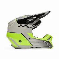 FOX HELMET FOX V1 COLLECT GREY/YELLOW