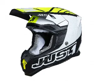 Just1 Helmet J-22 F Dynamo Fluo Yellow/White/Black