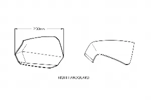 Puig Hand Guards Universal Maxiscooter C/Smoke