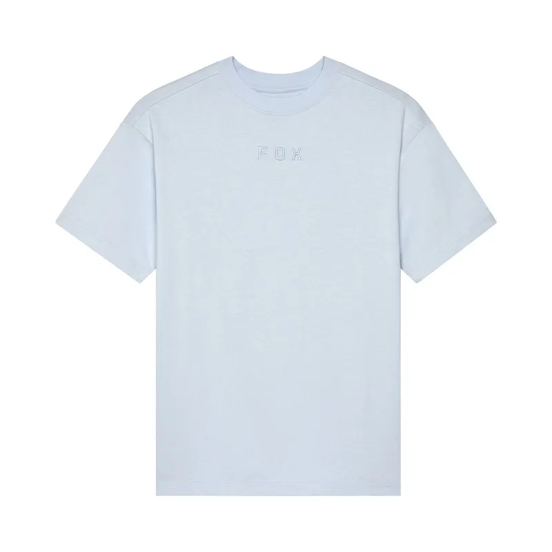 FOX T-SHIRT FOX LADY WORDMARK OS PALE BLUE