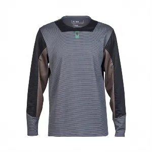 FOX JUNIOR DEFEND GRAPHITE LONG SLEEVE CYCLING JERSEY