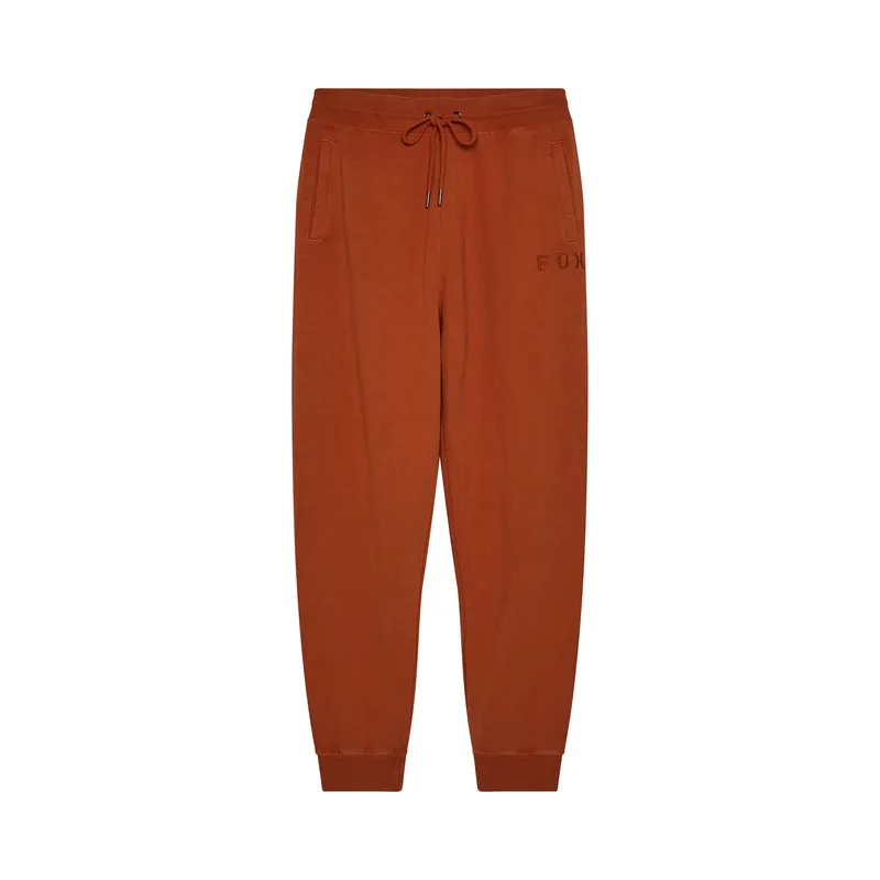FOX PANTS FOX WORDMARK FLEECE JOGGER COGNAC
