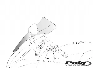 Puig Touring Screen Yamaha Fjr1300 01-05' C/Smoke