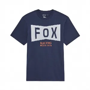 FOX T-SHIRT FOX TYPEFACE PREM MIDNIGHT