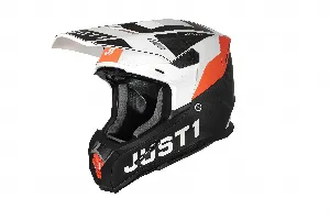 Just1 Helmet J-22 C Adrenaline Orange/White/Carbon Matt