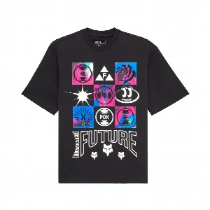 FOX T-SHIRT FOX IMAGE COSMO MW OVERSIZED 1 BLACK