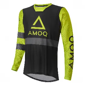 Amoq Airline Mesh Jersey Black/HiVis