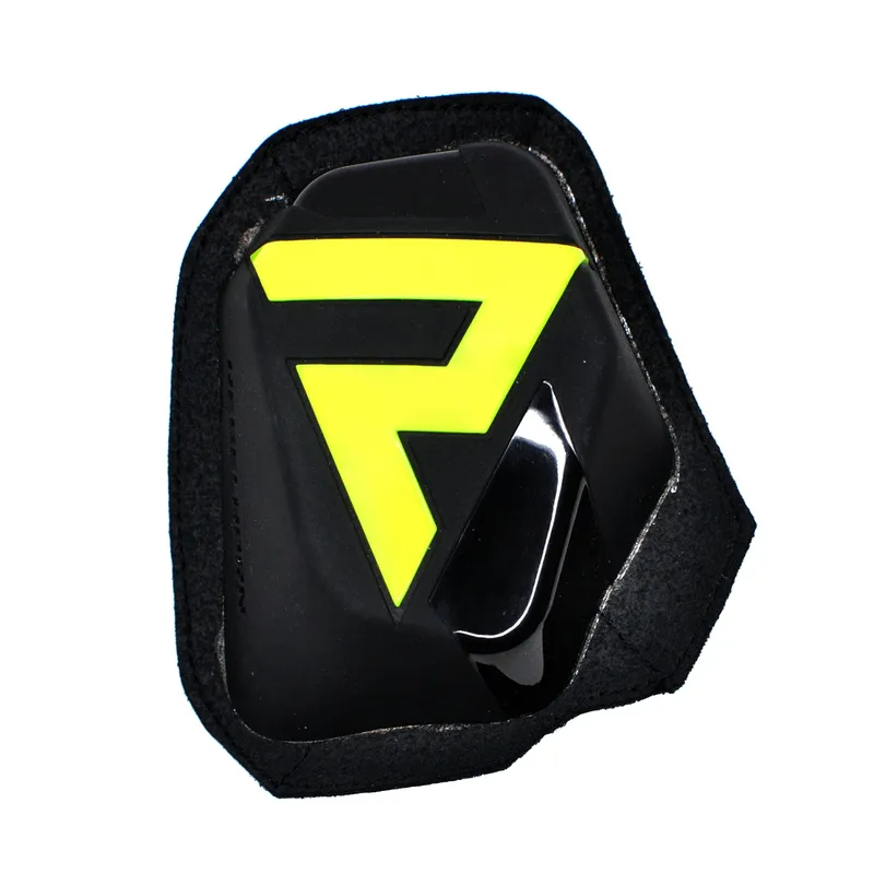 Rebelhorn KNEE SLIDERS (VELCRO) BLACK FLUO YELLOW