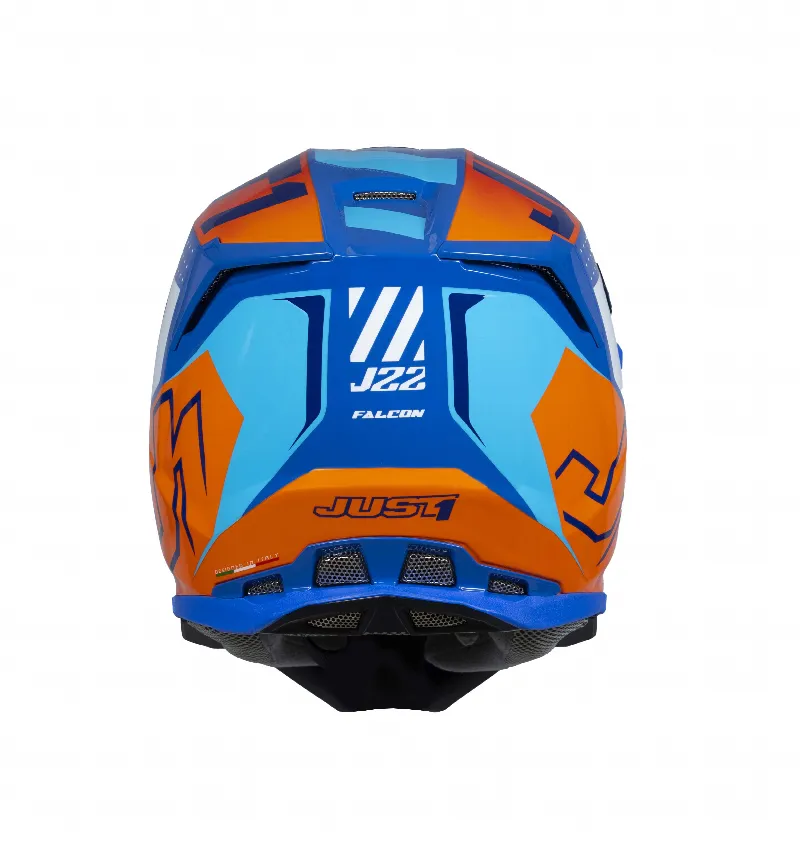Just1 Helmet J-22 F Falcon Orange/Blue
