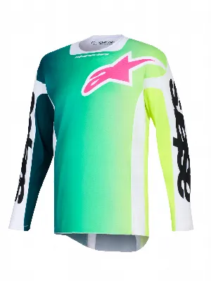 Alpinestars Jersey Racer Portl Green/White/Black