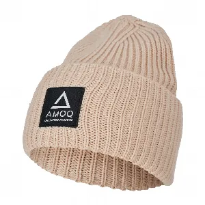 Amoq Astra Merino Wool Beanie Beige
