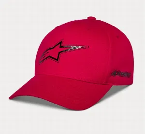 Alpinestars Hat Carbon Fiber Snapback Red One Size