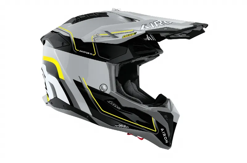 Airoh Helmet Aviator 3 Leader Yellow gloss