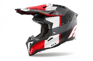Airoh Helmet Aviator 3 Monarch Grey/Red Matt