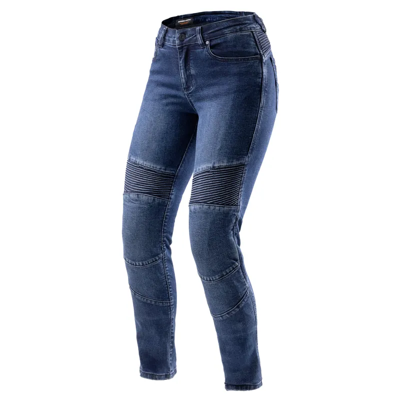 Rebelhorn AGNESS 2 WOMEN WASHED BLUE MOTORCYCLE JEANS MONOLAYER 24/30