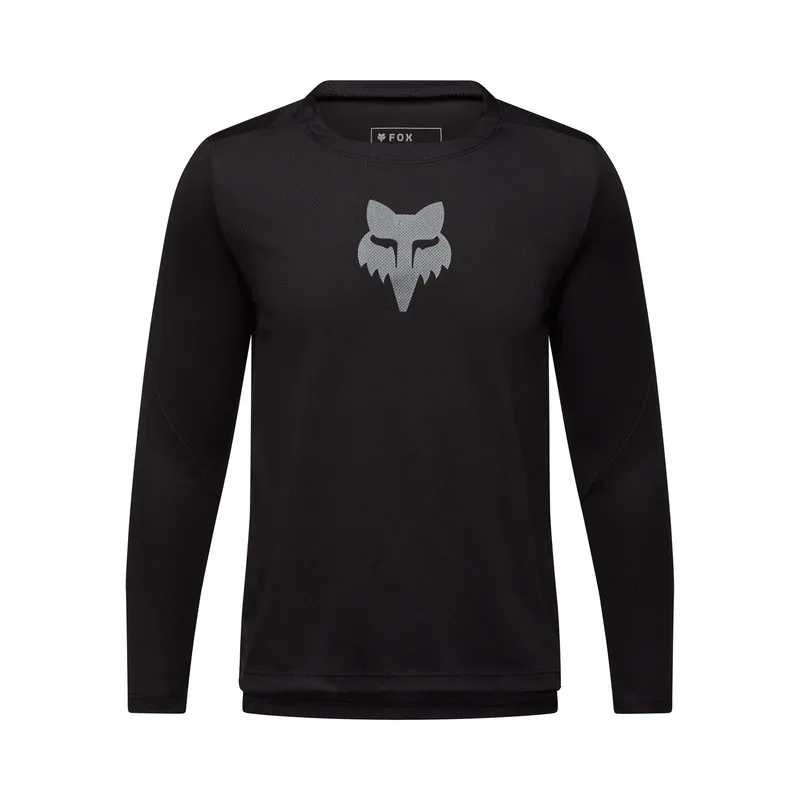 FOX BICYCLE SHIRT LONG-SLEEVED FOX JUNIOR RANGER BICYCLE SHIRT LONG-SLEEVED FOX HEAD BLA