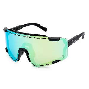 Amoq Align Performance Sunglasses Black - Yellow Mirror