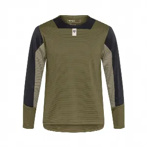 FOX BICYCLE SHIRT LONG-SLEEVED FOX JUNIOR DEFEND OLIVE GREEN