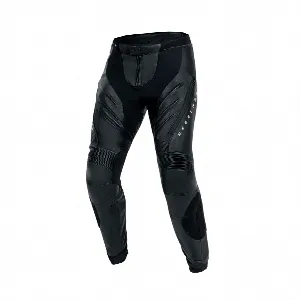 Rebelhorn VELOCE BLACK WHITE LEATHER MOTORCYCLE PANTS