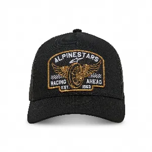 Alpinestars Heritage Patch Trucker Hat Black/Black OS